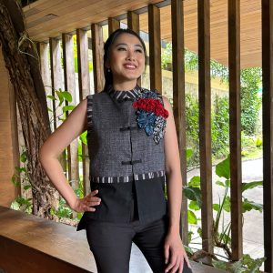 Outer Kandita Hitam Lurik